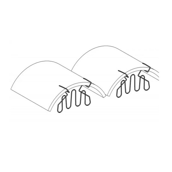 Obturateur de tuiles inox STOP PIAF - Sachet de 50 pièces - Oisipic