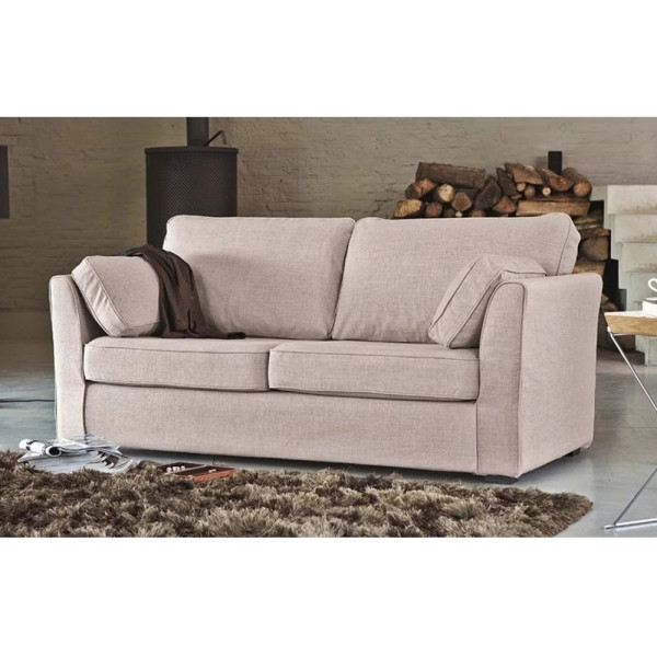 Canapé Emma convertible grand confort Prestigeline - 10 coloris - 3 dimensions