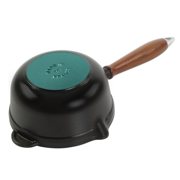 Casserole STAUB fonte 18cm vintage avec manche bois