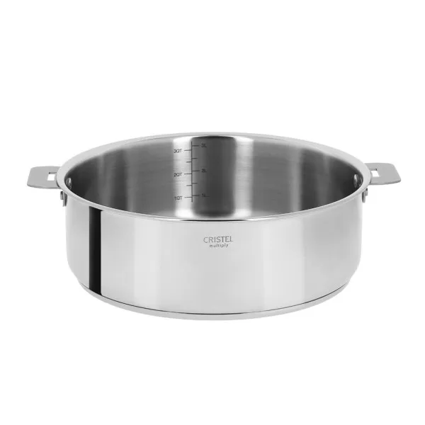 Sauteuse CRISTEL Casteline en inox - 4 tailles