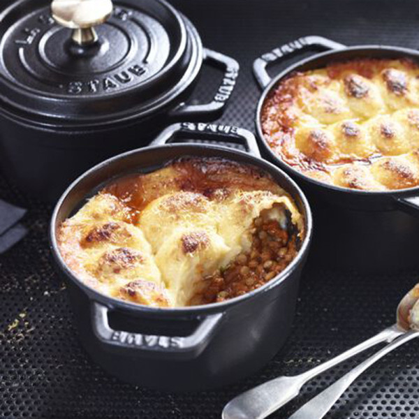 Cocotte en fonte STAUB ronde 14cm - 2 coloris