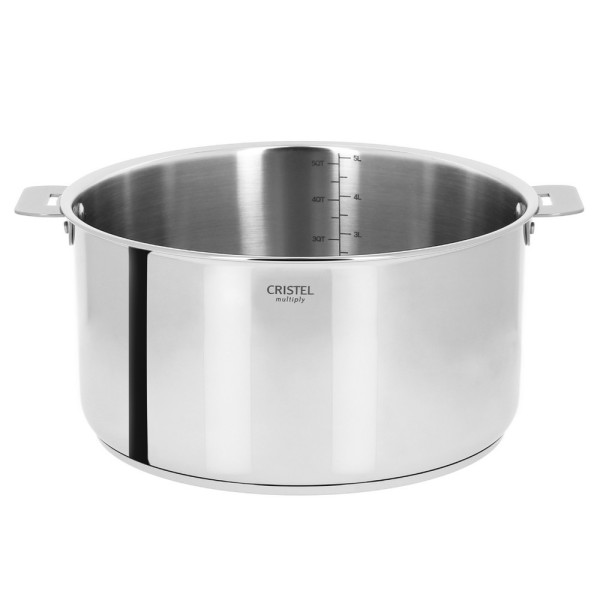 Set batterie 12 pièces Cristel Casteline inox