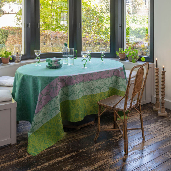 Nappe enduite LE JACQUARD FRANCAIS Cottage - 2 coloris 7 tailles