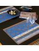 4 sets de table enduits LE JACQUARD FRANCAIS Cottage 50x36cm - 3 coloris