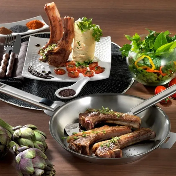 Poêle CRISTEL Strate amovible en inox - 5 tailles