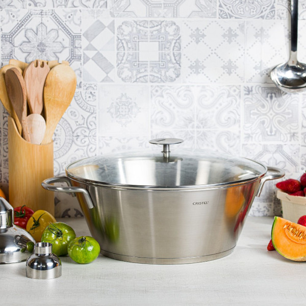 Bassine à confiture confiturière inox Cristel - 2 tailles