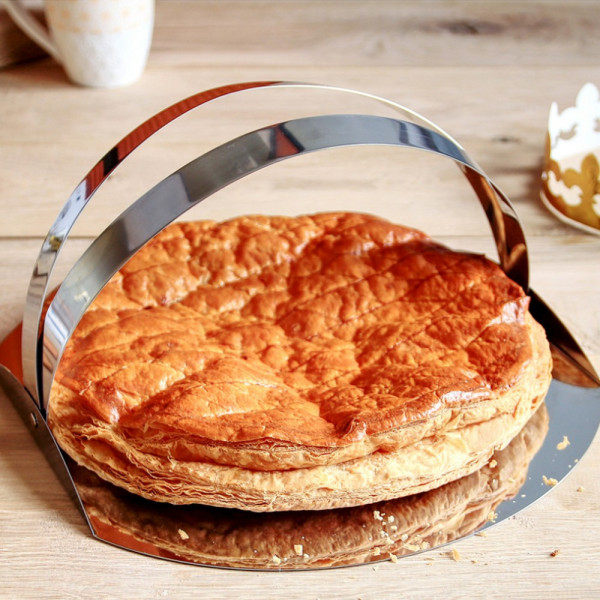 Moule à tarte Cristel en inox 28cm