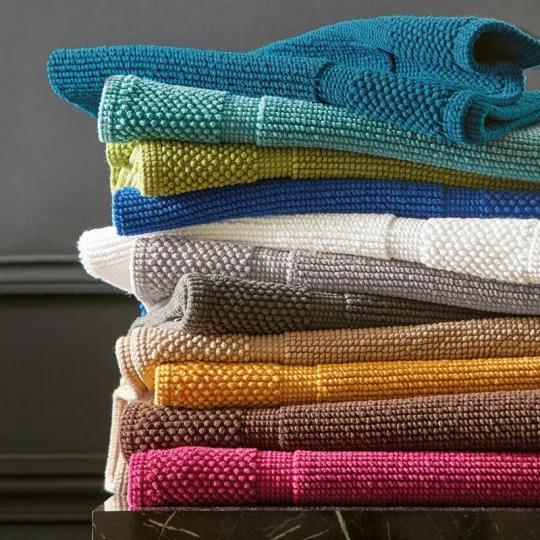 Tapis de bain Comores Blanc des Vosges - 13 coloris 2 tailles