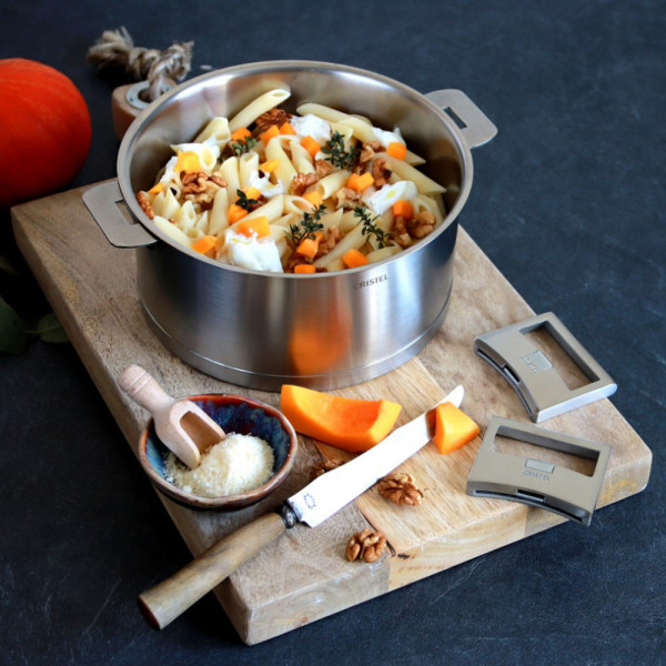 Casserole Cristel Strate amovible en inox - 5 tailles