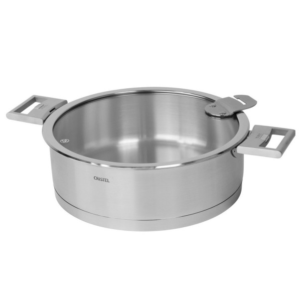Sauteuse en inox Cristel Strate amovible - 4 tailles