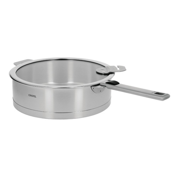Sauteuse en inox Cristel Strate amovible - 4 tailles