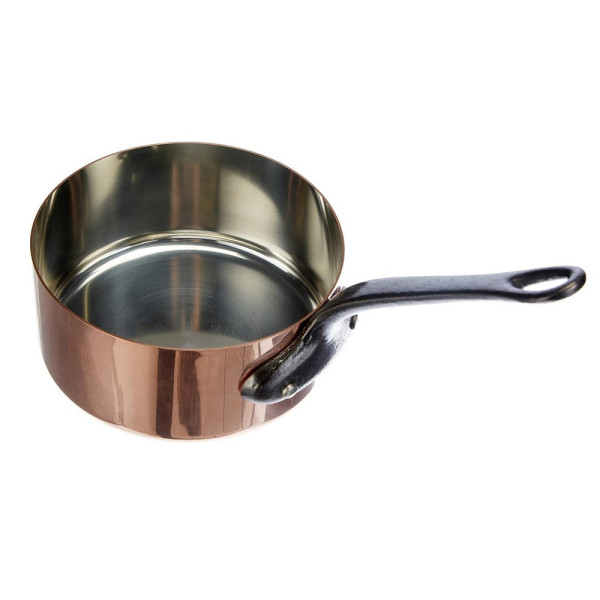 Batterie 3 casseroles Baumalu en cuivre étamé - 16, 18 et 20cm