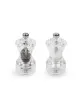 2 moulins sel et poivre PEUGEOT Bistro transparent