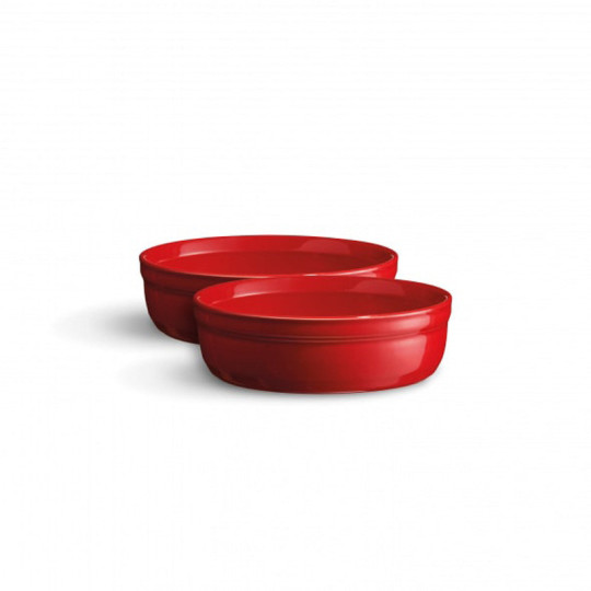Set de 2 ramequins Emile Henry à crème brûlée