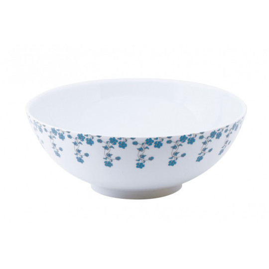 Saladier Fleurs bleues 250cl Deshoulières