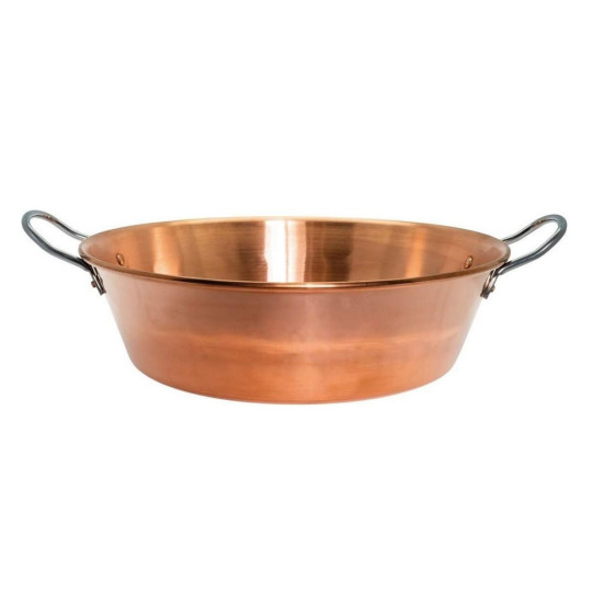 Bassine à confiture Baumalu 38cm en cuivre lisse