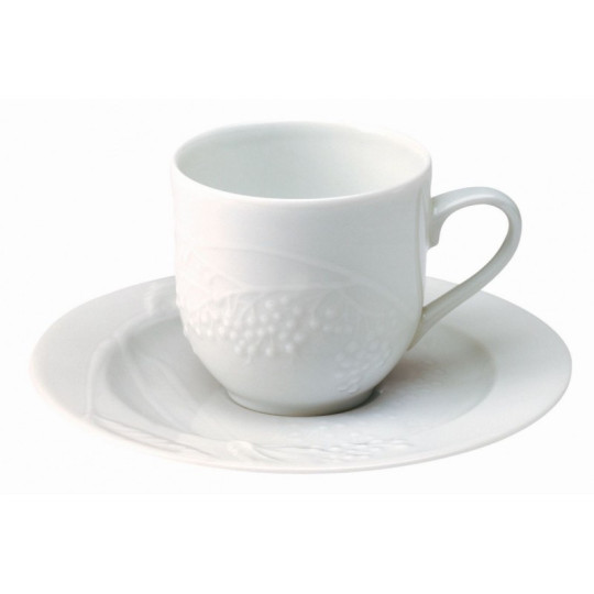6 tasses soucoupes Promenade Deshoulières - 4 contenances
