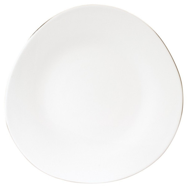 6 assiettes Galet Platine Deshoulières - 4 diamètres