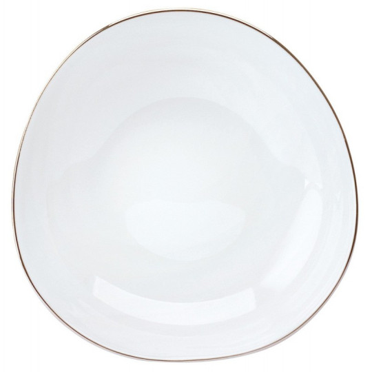 6 assiettes Galet Platine Deshoulières - 4 diamètres