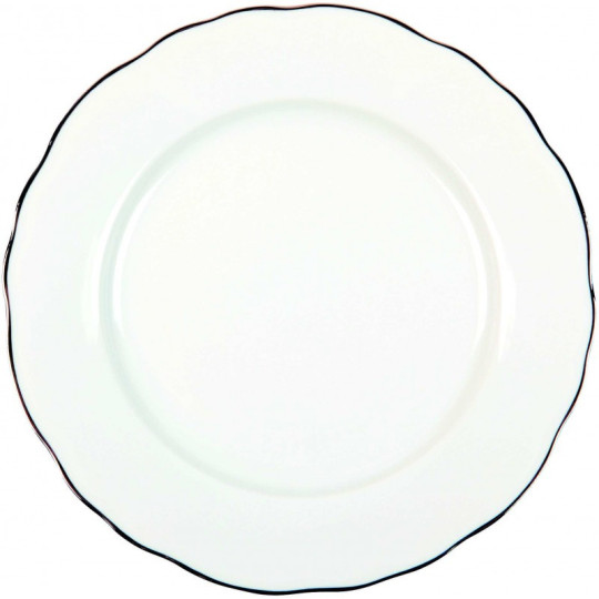 6 assiettes Colbert Platine Deshoulières - 6 diamètres