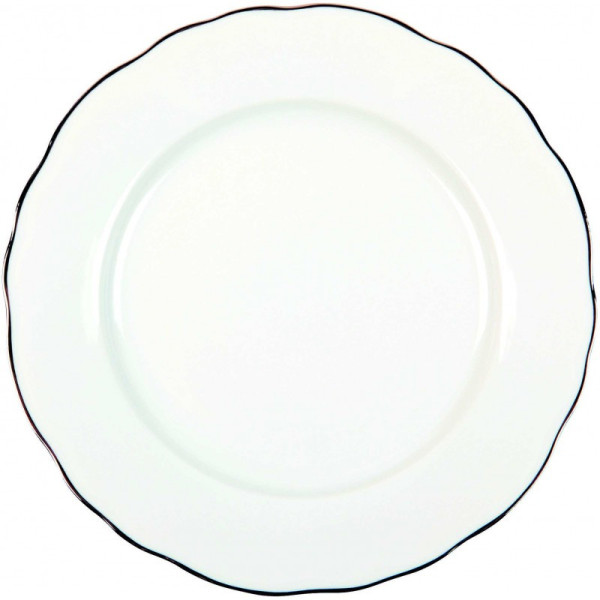 6 assiettes Colbert Platine Deshoulières - 6 diamètres