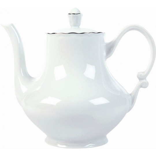 Théière sucrier Colbert Platine Deshoulières porcelaine