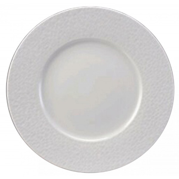6 assiettes Aqua Apilco en porcelaine - 4 tailles