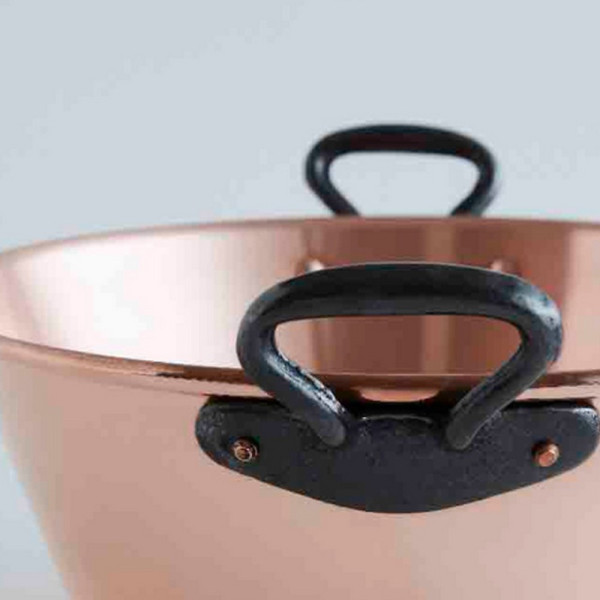 Bassine à confiture Baumalu en cuivre pour induction - 26cm