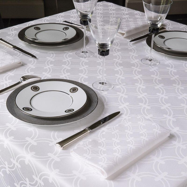 4 serviettes de table Anneaux Le Jacquard Français