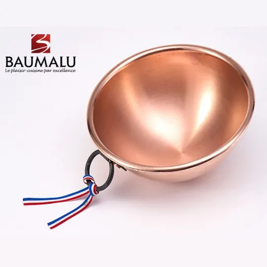 Bol pâtissier cuivre Baumalu - 3 tailles