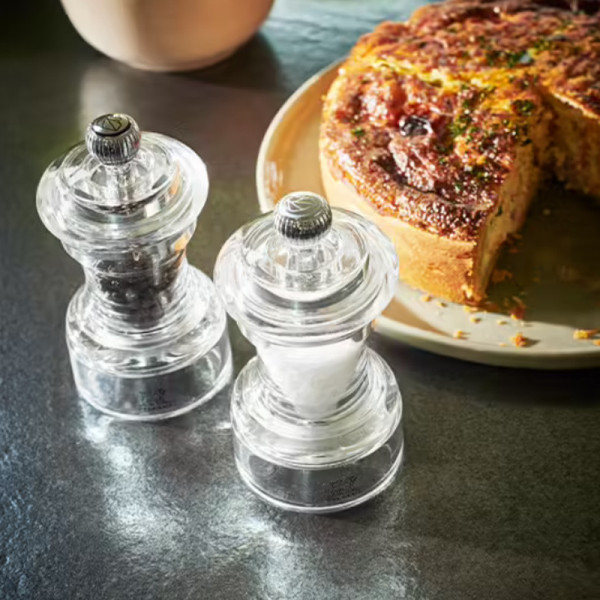 2 moulins sel et poivre PEUGEOT Bistro transparent