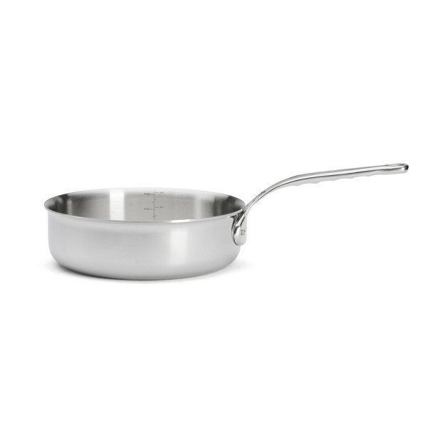 Sauteuse droite inox Affinity De Buyer - 4 tailles