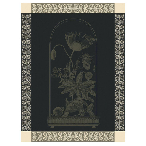 Torchon Curiosités Florales Empire Le Jacquard Français en coton