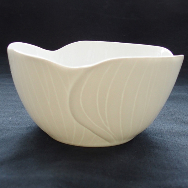 6 bols Gingko porcelaine blanche Jacques Pergay