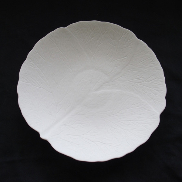 6 assiettes Salade porcelaine Jacques Pergay - 2 tailles