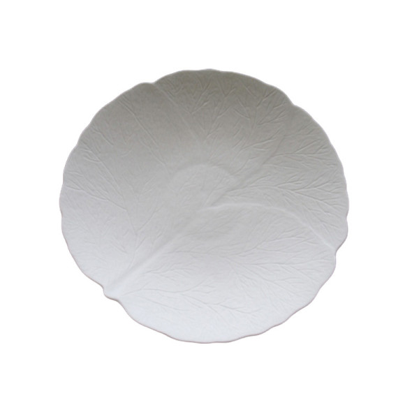 6 assiettes Salade porcelaine Jacques Pergay - 2 tailles