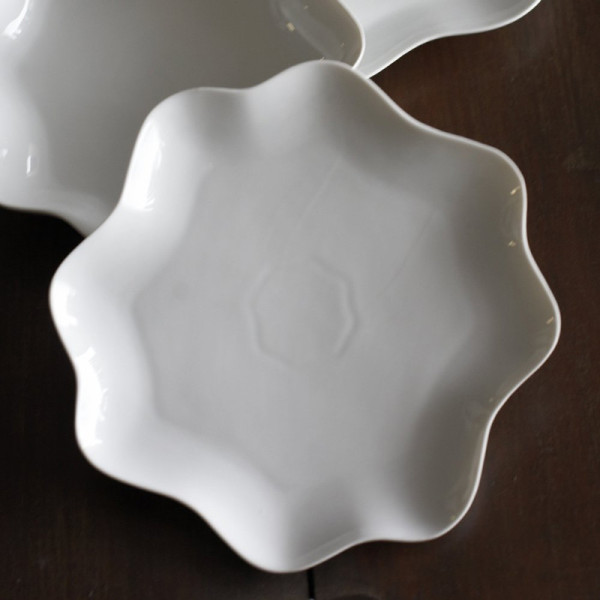 6 assiettes Champêtre porcelaine Jacques Pergay - 3 tailles