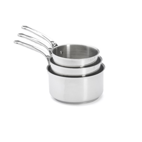 Set batterie de 3 casseroles Milady De Buyer