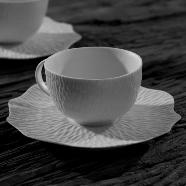 6 tasses et soucoupes Smock Jacques Pergay - 2 tailles