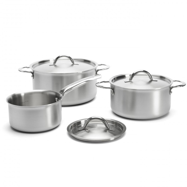 Set batterie 6 pièces Alchimy De Buyer casserole faitout