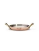 Plat à four rond Inocuivre De Buyer cuivre-inox laiton - 4 tailles