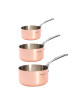 Set batterie 3 casseroles De Buyer Inocuivre