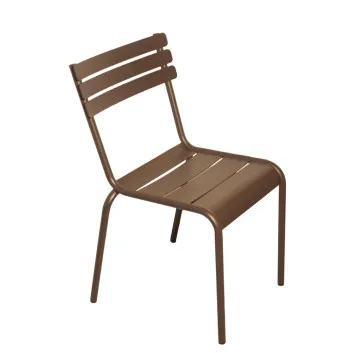 Chaise bistro aluminium extérieur - 12 coloris