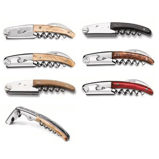 Sommelier Clos Laguiole Claude Dozorme manche bois - 7 finitions