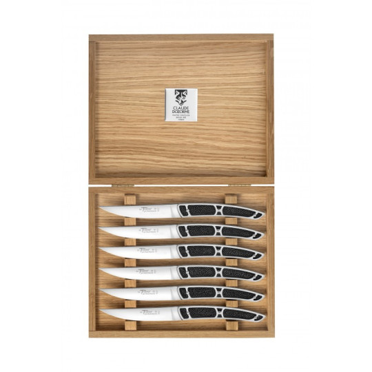 Coffret 6 couteaux à steak Le Thiers Galuchat Claude Dozorme