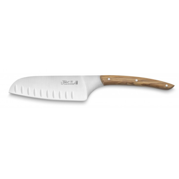 Couteau Santoku alvéoles 13cm Claude Dozorme - 2 coloris