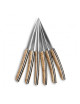 Coffret 6 couteaux Le Thiers Double Platine Claude Dozorme - 2 coloris