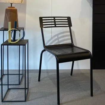 Chaise bistro Coral aluminium extérieur - 12 coloris