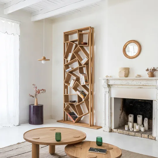 Bibliothèque Bric à brac Drugeot Manufacture en chêne massif