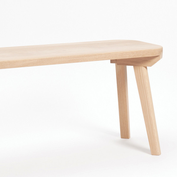 Banc Aronde Drugeot Manufacture chêne massif - 3 tailles